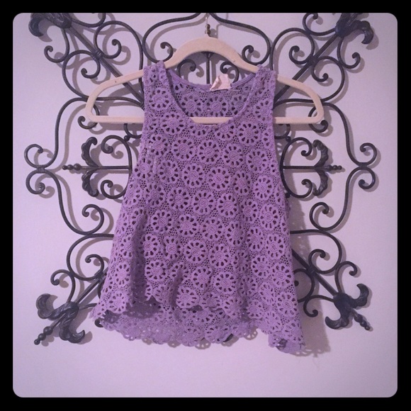 Pins & Needles Tops - Purple Urban Outfitters Crop top size M
